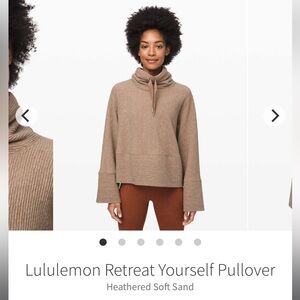 Lululemon retreat yourself pullover